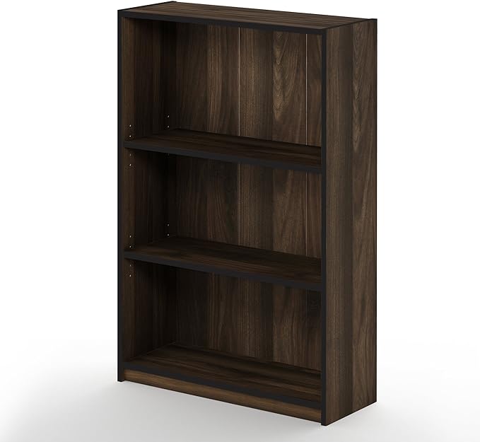 Furinno JAYA Book Shelf, 3-Tier Bookshelf, Bookcase by Furinno-FitsYourSpaceFitsYourBudget