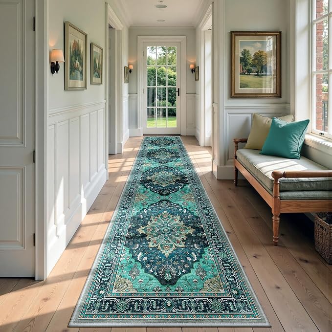 RELEANY Area Rugs 2'x9' Runner Rug Non Slip Washable by RELEANY