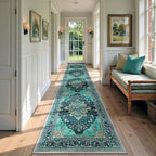 RELEANY Area Rugs 3'x12' Runner Rug Non Slip Washable by RELEANY