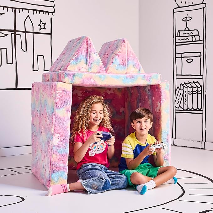 YOURIGAMI Kids and Toddler Play Couch, Convertible Folding Sofa, Durable Foam - Image 2