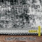 4x6 Area Rugs Washable Rug: Modern Abstract Living Room Rug Soft Anti-Skid Thin - Image 5