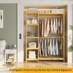 Homykic Bamboo Clothes Rack Garment Rack - Image 3