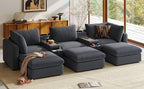 LINSY HOME Oversized Modular Sofa, Cloud Sectional Couch by LINSYHOME