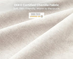 115" Oversized Chenille Couch Modular Sectional Sofa, Washable Cloud Couch - Image 9