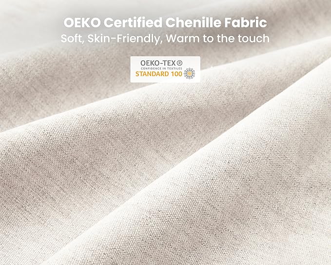115" Oversized Chenille Couch Modular Sectional Sofa, Washable Cloud Couch - Image 9