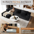 108" Oversized Cloud Sectional Couch, Comfort U Shaped Sofa - Image 3
