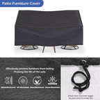 Wumiokio Patio Furniture Sets, 3 Pieces Wicker Outdoor Furniture - Image 7
