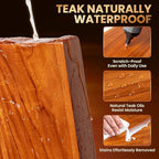 24 Inch Teak Floating Shelves Set of 2 - Image 4