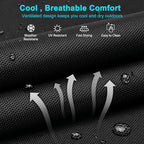ABORON Chaise Lounge Chair, 5 Positions Padded Outdoor Tanning Chair, Heavy - Image 4