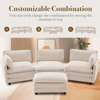 ROWHY 112'' Modular Sectional Cloud Couch - Image 5