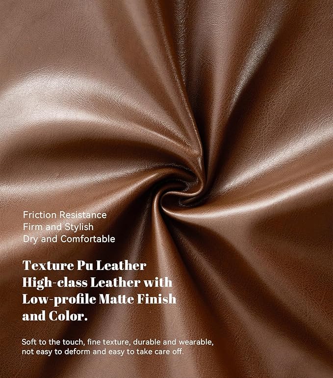 Kingfun Living Room Furniture Sets, 3 Seater Couch and 2 Armchair, Mid Century - Image 6