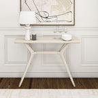 Plank+Beam Verso Console Table, 46 Inch Solid Wood Modern Sofa Table, Narrow - Image 2