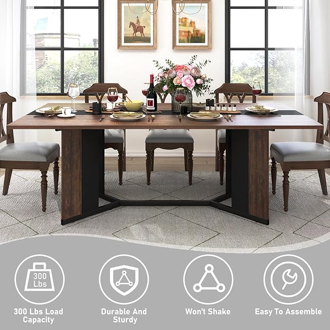 Hlivelood 70Inch Large Dining Table - Image 6