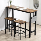 Finnhomy 52.7" Industrial Bar Table Set - Image 2