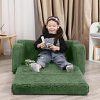 MOMCAYWEX Kids Sofa, 2-in-1 Flip-Out Foam Couch, Soft Play Lounge Chair - Image 3
