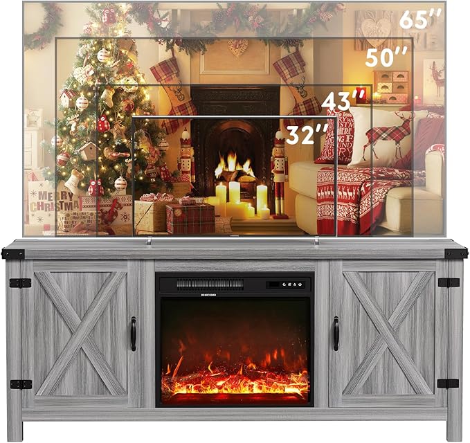 YESHOMY Fireplace TV Stand - Image 7