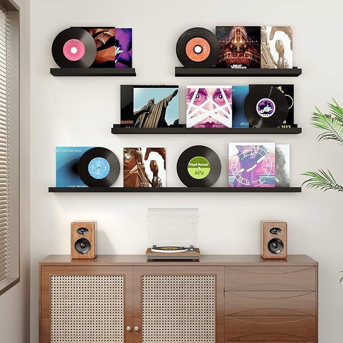 Floating Shelves for Wall, 36 inch Wood Floating Shelves Set of 2, Picture - Image 7
