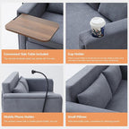 3-in-1 Convertible Sleeper Sofa Couch - Image 4