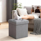 Storage Ottoman Footrest Stool Small Ottoman - Image 2