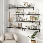 Fun Memories Deep Floating Shelves, 32W x 8D Floating Shelves Set of 2 - Image 7