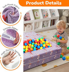 MeMoreCool Kids Modular Couch – Glow-in-the-Dark Butterfly Foam Sofa Bed - Image 6
