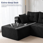 MAXYOYO Modular Sectional Sofa Couch, L Shaped Modern Cloud Couch - Image 7