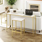 MAHANCRIS Console Table, Narrow Sofa Table, 43.3” Entrance Table - Image 4