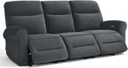 MCombo 87.8" Wall Hugger Power Reclining Sofa, 3-Seat Triple Recliner Couch by MCombo