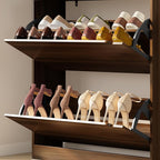 BORNOON Shoe Cabinet with 2 Flip Drawers, Slim Narrow Shoe Storage Cabinet - Image 6