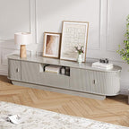 86.61'' Tambour TV Stand for 55-85 Inch, Entertainment Center - Image 5