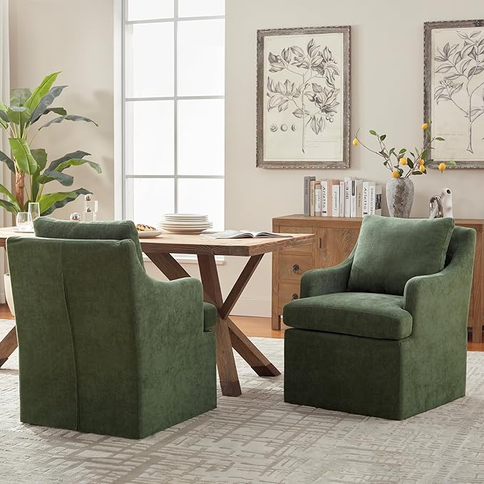 VKNOW Upholstered Dining Chairs Set of 6, Modern Kitchen Chairs Dining Room - Image 5