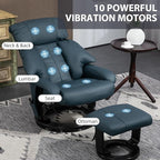 HOMCOM Massage Recliner Chair - Image 4