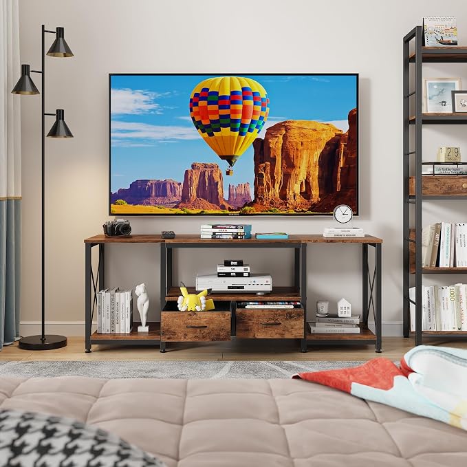 GYIIYUO TV Stand with Fabric Drawers - Image 8