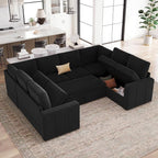 Belffin Modular Sectional Sleeper Sofa Bed - Image 3