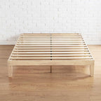 Mellow Naturalista Classic 12 Inch Solid Wood Platform Bed - Image 3