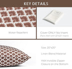 Crumbs Home Modern Farmhouse California Casual Indoor Outdoor Throw Pillow Cover - Image 5