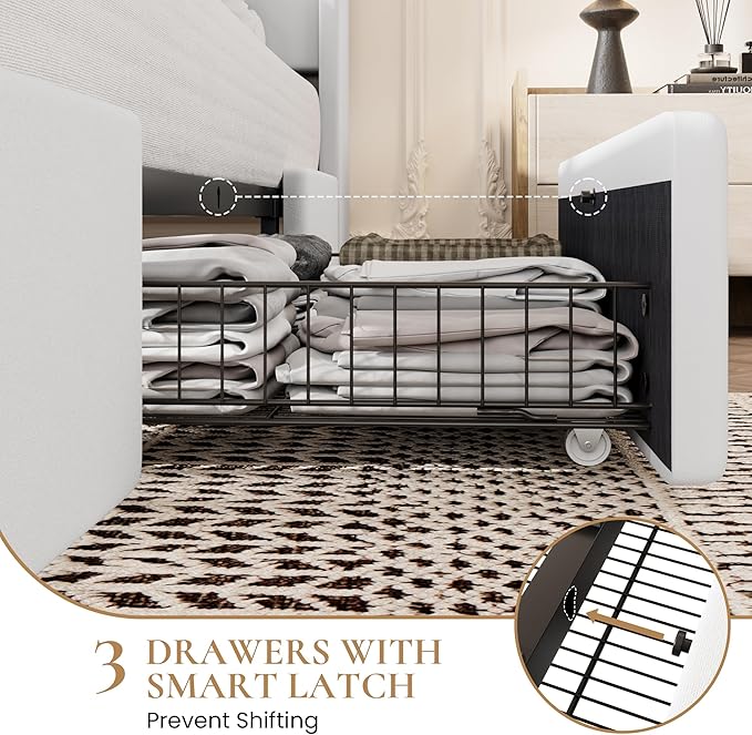 SHA CERLIN King Size Bed Frame - Image 6