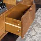 Walker Edison 3-Drawer Mid Century Modern Wood TV Stand - Image 6