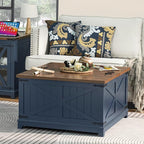 Farmhouse Coffee Table Set of 3, Furniture Set - Image 2