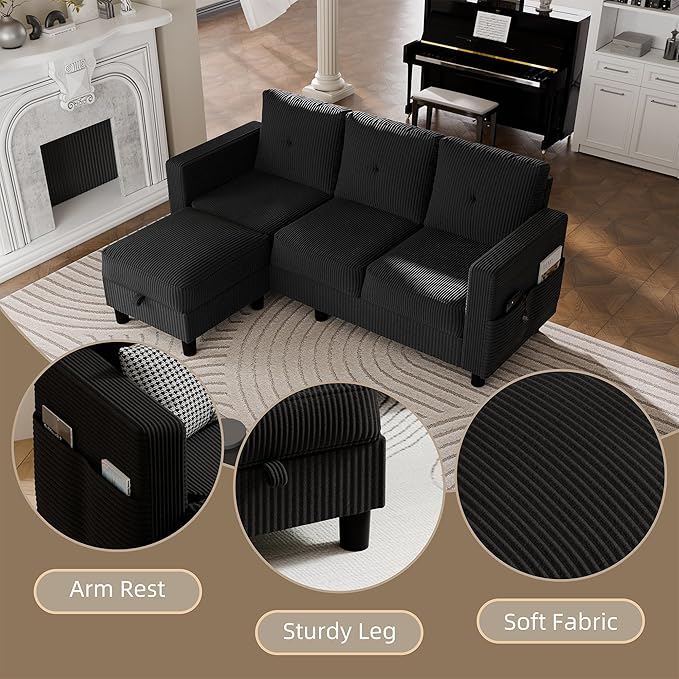 Convertible Sectional Sofa - Image 5