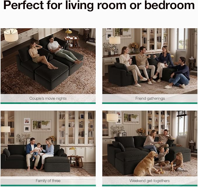 Novilla Modular Cloud Couch, Modern Sectional Sofa - Image 21