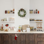 Fun Memories Floating Shelves for Wall, 27.5" Rustic Wood Deep Wall Mounted - Image 2