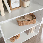 Sauder Beginnings 3-Shelf Bookcase/ Book shelf, Soft White finish - Image 7