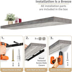 Sorbus Floating Shelves for Wall - Image 4