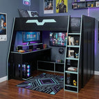 Full Size Wood Esports Loft Bed - Image 3