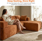 MONVANE 106" Cloud Sectional Couch - Image 5