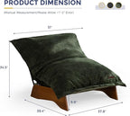 MAXYOYO Adjustable Living Room Chair, Convertible Bean Bag Chair & Recliner - Image 2