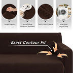 Arfntevss Stretch Sectional Couch Covers L Shaped Corner Sectional Sofa Cover - Image 5