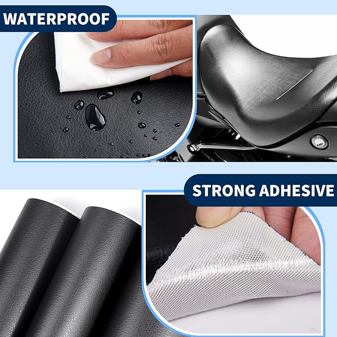 Leather Repair Patches, Self-Adhesive Leather Repair Tape, Stretch Vinyl Repair - Image 5