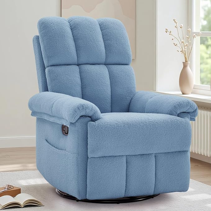 Korser Recliner Chair, Swivel Rocker Recliner Chair by KORSER